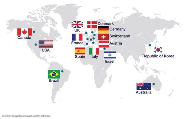 Oncomine-grants-awardee-regions
